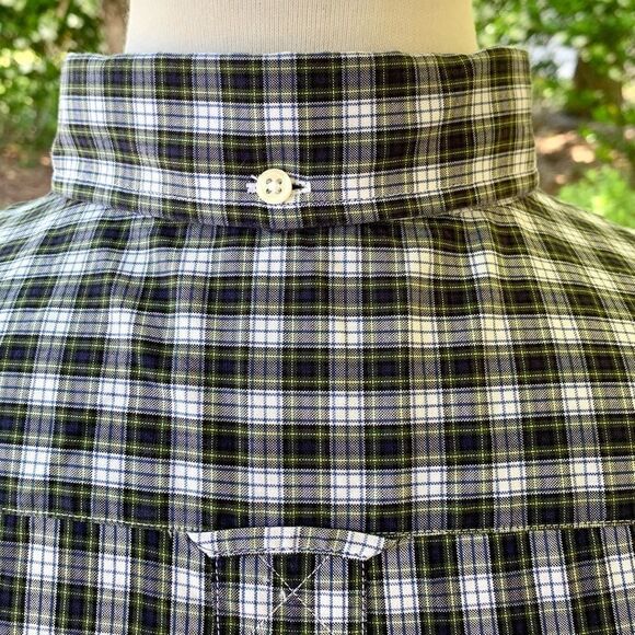 Jack Spade Green Plaid Shirt. Size 16 - Picture 7 of 9